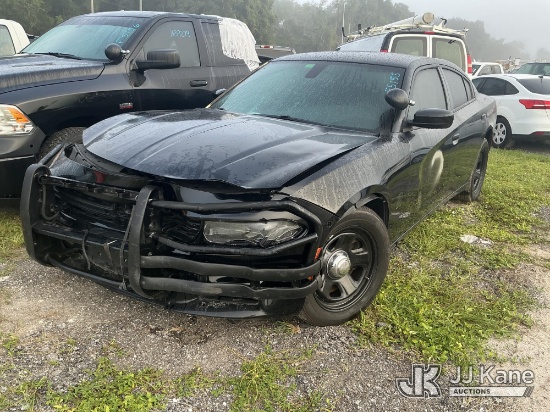 (Tampa, FL) 2021 Dodge Charger Police 4-Door Sedan, State of Florida Unit Runs) (Collision Issues, D