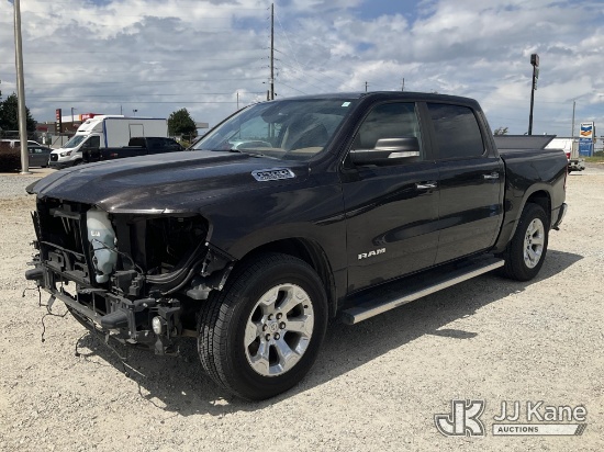 (Villa Rica, GA) 2019 RAM 1500 Big Horn SWB Crew-Cab Pickup Truck Runs & Moves) (Dash Warning Indica