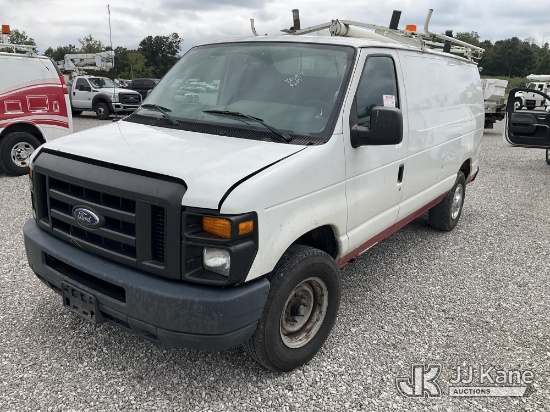(Verona, KY) 2010 Ford E250 Cargo Van Runs & Moves) (Dash Warning Indicators On, Corrosion