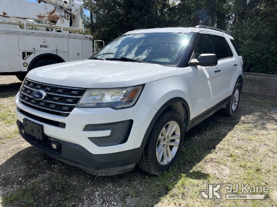 (Jacksonville, FL) 2017 Ford Explorer 4x4 4-Door Sport Utility Vehicle Runs & Moves