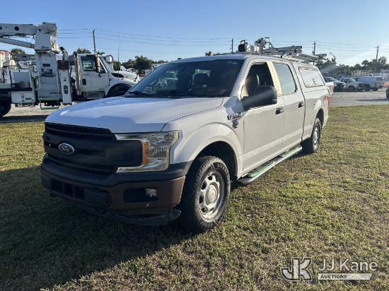 (Riviera Beach, FL) 2019 Ford F150 4x4 Crew-Cab Pickup Truck Runs & Moves) (Dash Warning Indicators