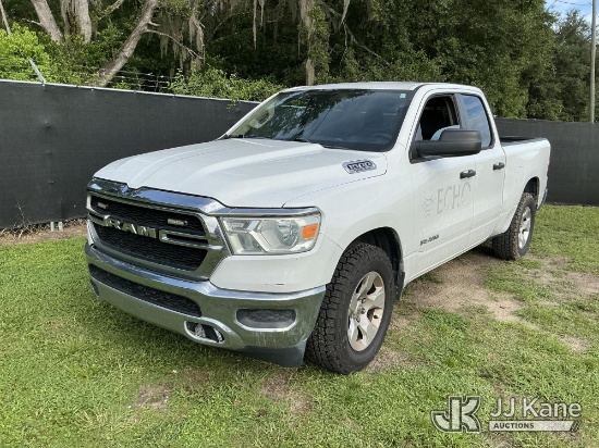 (Tampa, FL) 2021 Ram 1500 4x4 Extended-Cab Pickup Truck Runs & Moves) (Engine Performance Concerns,