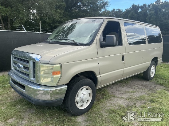 (Tampa, FL) 2008 Ford Econoline Passenger Van, State of Florida Unit Runs & Moves
