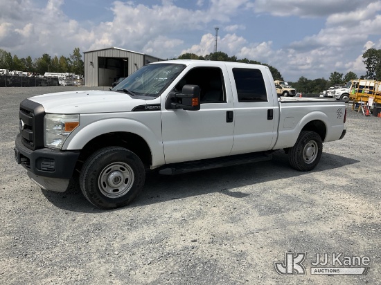 (China Grove, NC) 2011 Ford F250 4x4 Crew-Cab Pickup Truck Duke Unit) (Runs & Moves) (Dash Warning I