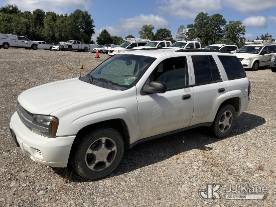 (Chester, VA) 2008 Chevrolet TrailBlazer 4X4 4-Door Sport Utility Vehicle Runs & Moves) (Dash Warnin