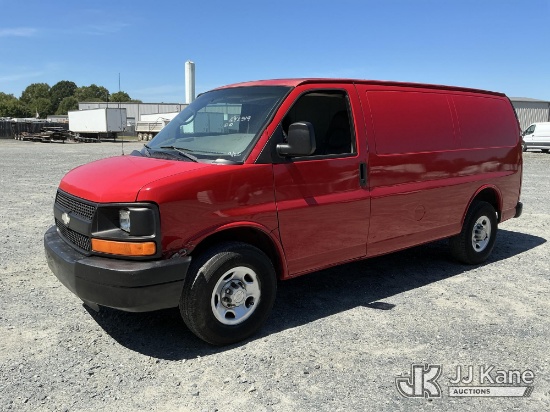 (China Grove, NC) 2005 Chevrolet Express 3500 Cargo Van Runs & Moves) (Missing Doorframe VIN Plate