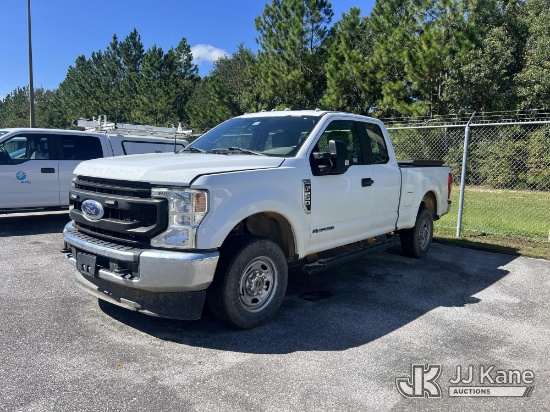 (Milton, FL) 2022 Ford F250 4x4 Extended-Cab Pickup Truck Not Running, Condition Unknown