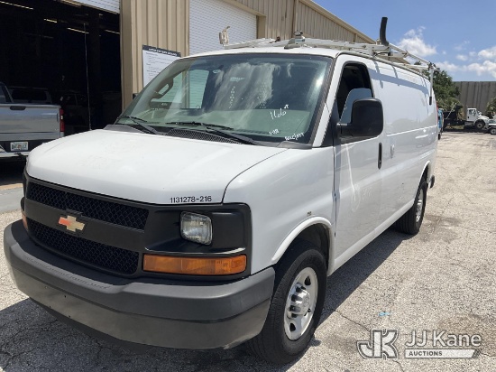 (West Palm Beach, FL) 2016 Chevrolet Express G2500 Cargo Van Runs & Moves) (Side Cargo Door Hinge Br
