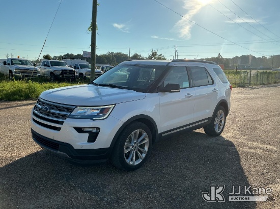 (Jackson, MS) 2018 Ford Explorer XLT 4-Door Sport Utility Vehicle Runs & Moves) (Windshield Deficien