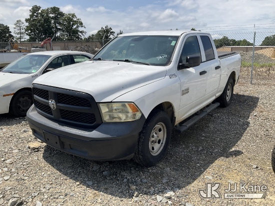 (Chester, VA) 2017 Ram 1500 4x4 Crew-Cab Pickup Truck Not Running, Condition Unknown