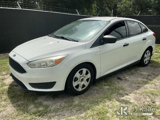 (Tampa, FL) 2016 Ford Focus S 4-Door Sedan, State of Florida Unit Runs & Moves) (Dash Warning Indica