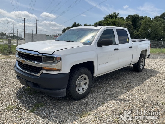(Chester, VA) 2017 Chevrolet Silverado 1500 4x4 Crew-Cab Pickup Truck Runs & Moves