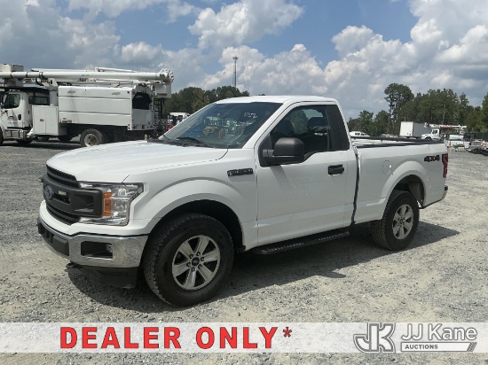 (China Grove, NC) 2019 Ford F150 4x4 Pickup Truck Duke Unit) (Runs & Moves) (Dash Warning Indicator