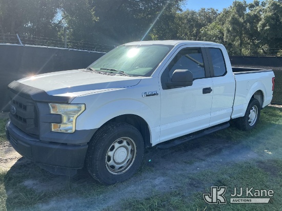 (Tampa, FL) 2016 Ford F-150 Extended-Cab Pickup Truck, State of Florida Unit Runs & Moves) (Engine P