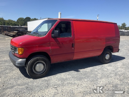(China Grove, NC) 2006 Ford Econoline E350 Cargo Van Runs & Moves) (Exterior Defect- Body Panel Dama
