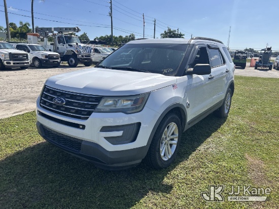 (Riviera Beach, FL) 2016 Ford Explorer 4x4 4-Door Sport Utility Vehicle Runs & Moves) (FL Residents