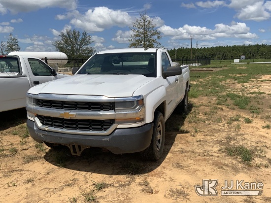 (Blackshear, GA) 2016 Chevrolet Silverado 1500 Pickup Truck Runs & Moves