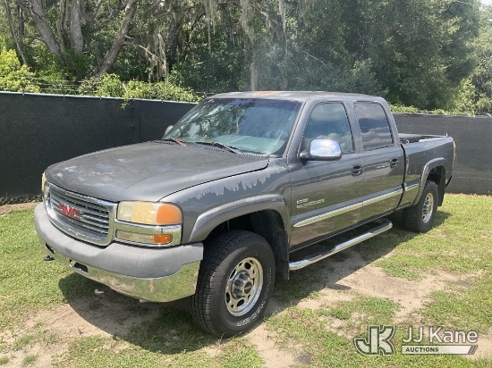 (Tampa, FL) 2001 GMC Sierra 2500HD Crew-Cab Pickup Truck Runs & Moves) (Engine Performance Concerns,