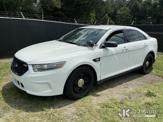 (Tampa, FL) 2016 Ford Taurus Police 4-Door Sedan, City of Temple Terrace Unit Runs & Moves