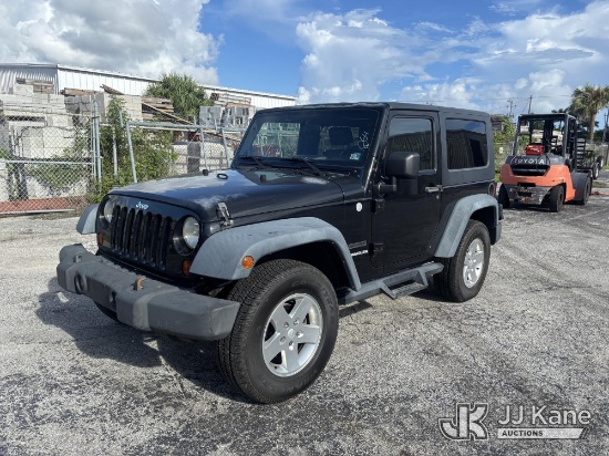 (West Palm Beach, FL) 2010 Jeep Wrangler Sport Sport Utility Vehicle Runs & Does Not Move) (Transmis