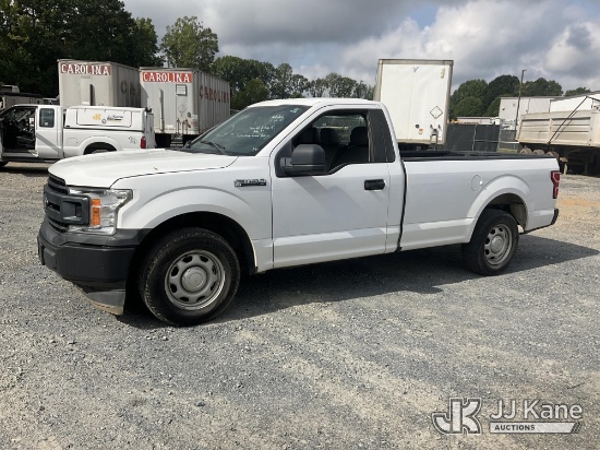 (China Grove, NC) 2018 Ford F150 Pickup Truck Runs & Moves) (Engine Won't Stay Running Without Batte