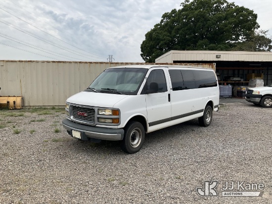 (Concord, NC) 1999 GMC Savana G3500 Extended Passenger Bus (Runs & Moves)