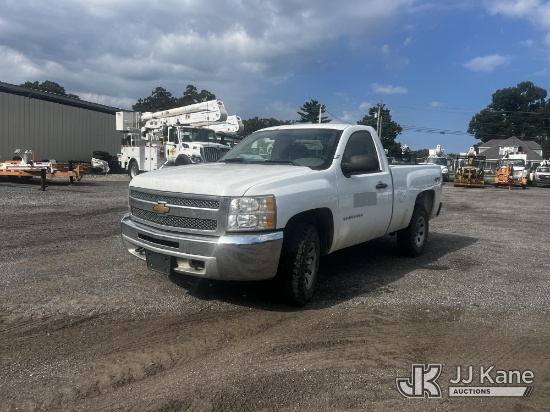 (Albertville, AL) 2012 Chevrolet Silverado 1500 4x4 Pickup Truck, (Co-op Owned) Runs & Moves) (Dash