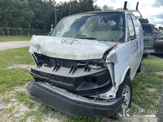 (Tampa, FL) 2012 Chevrolet Express G2500 Cargo Van Collision Issues, Wrecked, Not Running, Condition