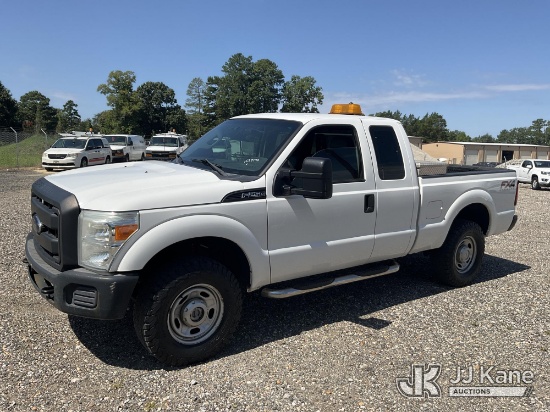 (Chester, VA) 2012 Ford F250 4x4 Extended-Cab Pickup Truck Runs & Moves) (Dash Warning Indicator On,