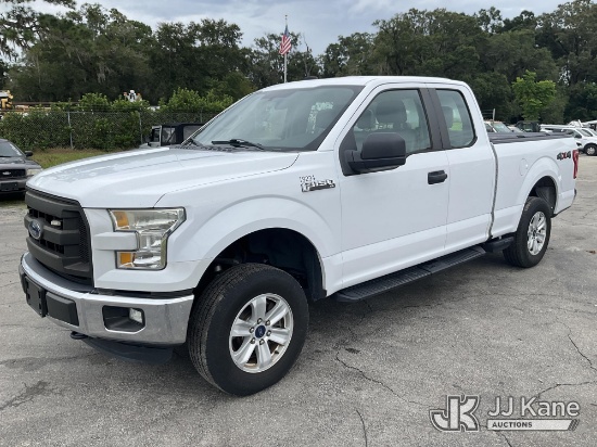 (Ocala, FL) 2015 Ford F150 4x4 Extended-Cab Pickup Truck Duke Unit) (Runs & Moves