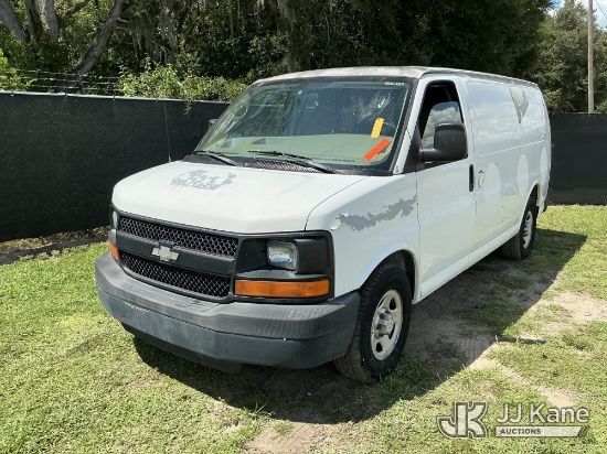 (Tampa, FL) 2005 Chevrolet Express G1500 Cargo Van Runs & Moves) (Engine Won't Stay Running Without