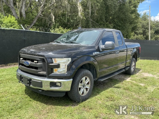 (Tampa, FL) 2016 Ford F-150 Extended-Cab Pickup Truck Runs & Moves)(FL Residents Purchasing Titled I