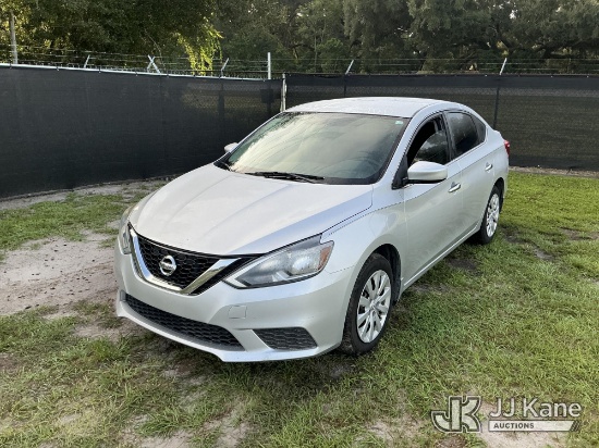 (Tampa, FL) 2017 Nissan Sentra 4-Door Sedan Runs & Moves) (Transmission/Drivetrain Performance Conce