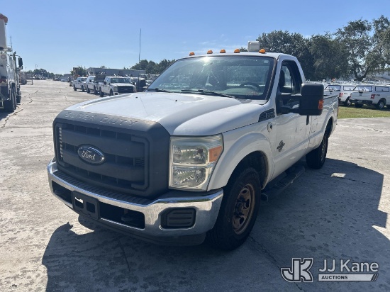 (Riviera Beach, FL) 2015 Ford F250 Pickup Truck Runs & Moves) (Windshield Deficiencies) (FL Resident