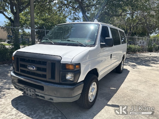 (Riviera Beach, FL) 2011 Ford E350 Cargo Van Runs & Moves) (FL Residents Purchasing Titled Items - t