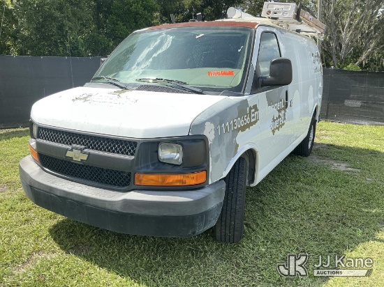(Tampa, FL) 2011 Chevrolet Express G2500 Cargo Van Runs & Moves)(FL Residents Purchasing Titled Item