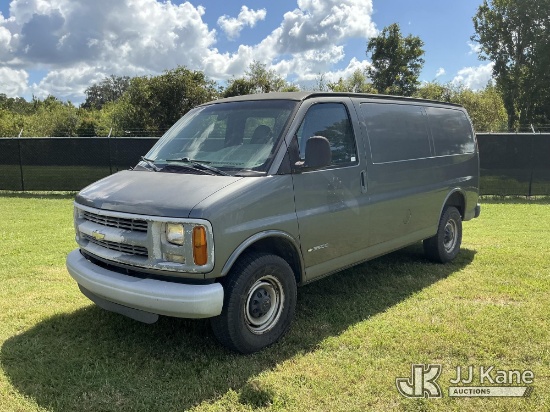 (Tampa, FL) 2000 Chevrolet Express G3500 Cargo Van, State of Florida Unit Runs & Moves) (Corrosion,