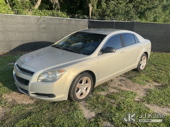 (Tampa, FL) 2012 Chevrolet Malibu 4-Door Sedan, State of Florida Unit Runs & Moves) (Interior Defect