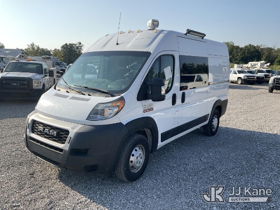 (Verona, KY) 2020 RAM Promaster 2500 High Roof 136-in. WB Cargo Van Runs & Moves) (Seller States: Tr