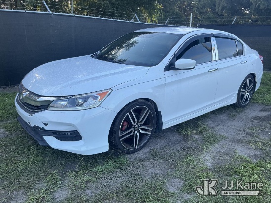 (Tampa, FL) 2016 Honda Accord 4-Door Sedan, Manatee County Sheriff's Office Unit Runs & Moves) (FL R