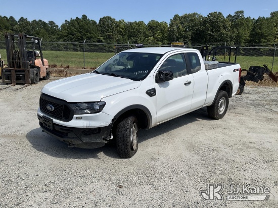 (Chester, VA) 2022 Ford Ranger 4x4 Runs) (Transmission Condition Unknown, Throttle is Stuck Wide Ope