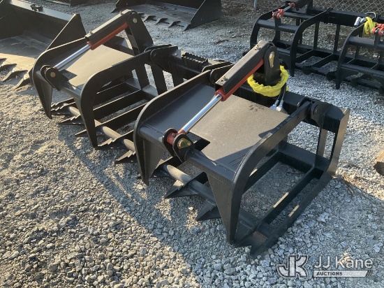 (Villa Rica, GA) 80 inch skid steer grapple NOTE: This unit is being sold AS IS/WHERE IS via Timed A