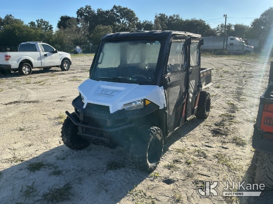 (Tampa, FL) 2019 Polaris Ranger 570 Crew All-Terrain Vehicle Not Running, Condition Unknown) (No Key