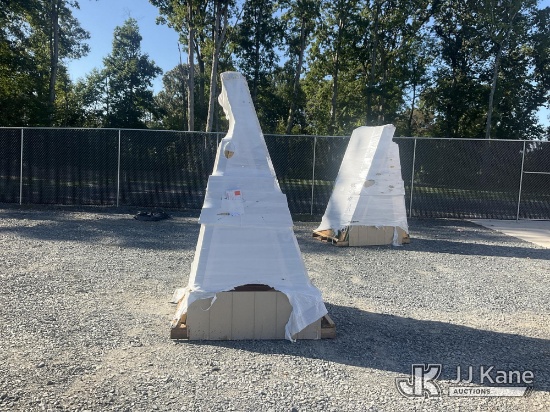 (China Grove, NC) (2) Pallets - (1) Little Cottage Co. 12 Ft x 20 Ft Wooden Storage Shed Unused, Ass
