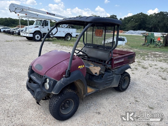 (Dothan, AL) 2014 Kawasaki Mule 600 Yard Cart, (Municipality Owned) Runs & Moves