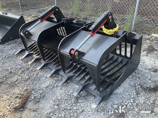 (Villa Rica, GA) 80 inch skid steer grapple NOTE: This unit is being sold AS IS/WHERE IS via Timed A