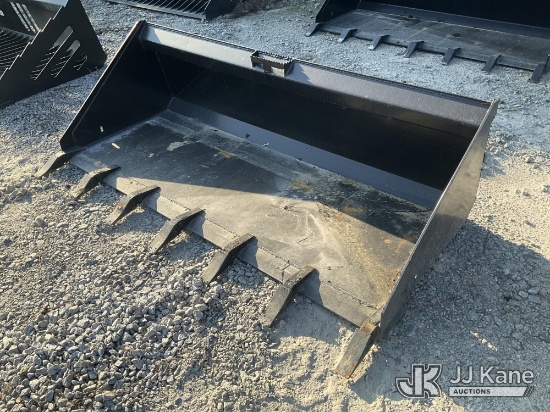 (Villa Rica, GA) 74 inch skid steer loading bucket NOTE: This unit is being sold AS IS/WHERE IS via