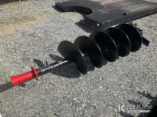 (China Grove, NC) 24 in. Dirt Auger (New) NOTE: This unit is being sold AS IS/WHERE IS via Timed Auc