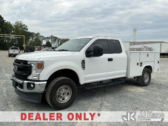 (China Grove, NC) 2021 Ford F250 4x4 Extended-Cab Service Truck Runs & Moves) (Seller States: Cataly