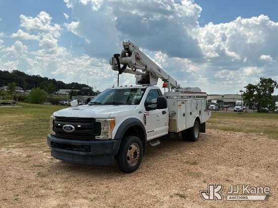 (Jackson, MS) Altec AT40G, Articulating & Telescopic Bucket Truck mounted behind cab on 2017 Ford F5